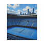 Melbourne Tennis Canvas Wall Art, Blue Court Stadium Painting, Australian Summer Tennis Decor