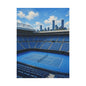 Melbourne Tennis Canvas Wall Art, Blue Court Stadium Painting, Australian Summer Tennis Decor