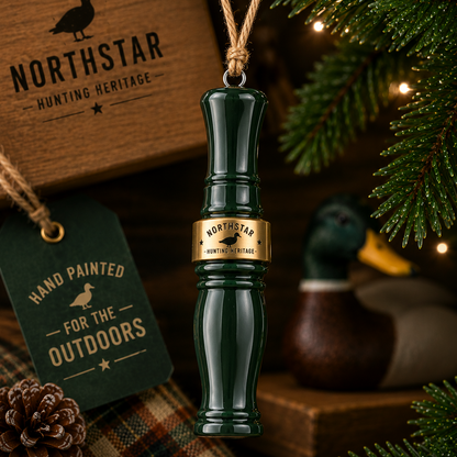 Duck Call Ornament | Hand-Painted Duck Call Christmas Ornament | Duck Hunter Gift | Waterfowl Decor
