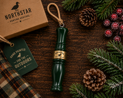 Duck Call Ornament | Hand-Painted Duck Call Christmas Ornament | Duck Hunter Gift | Waterfowl Decor